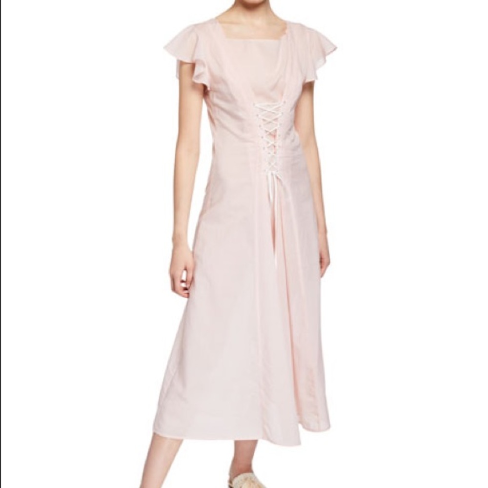 Never worn Marysia Shelter Lace-up Cotton Coverup
